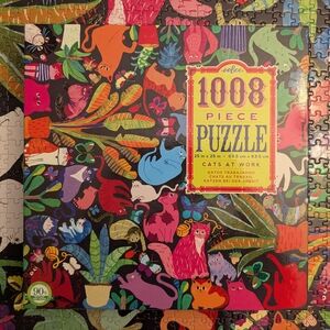 Eeboo 1008 Piece Puzzle - Cats At Work